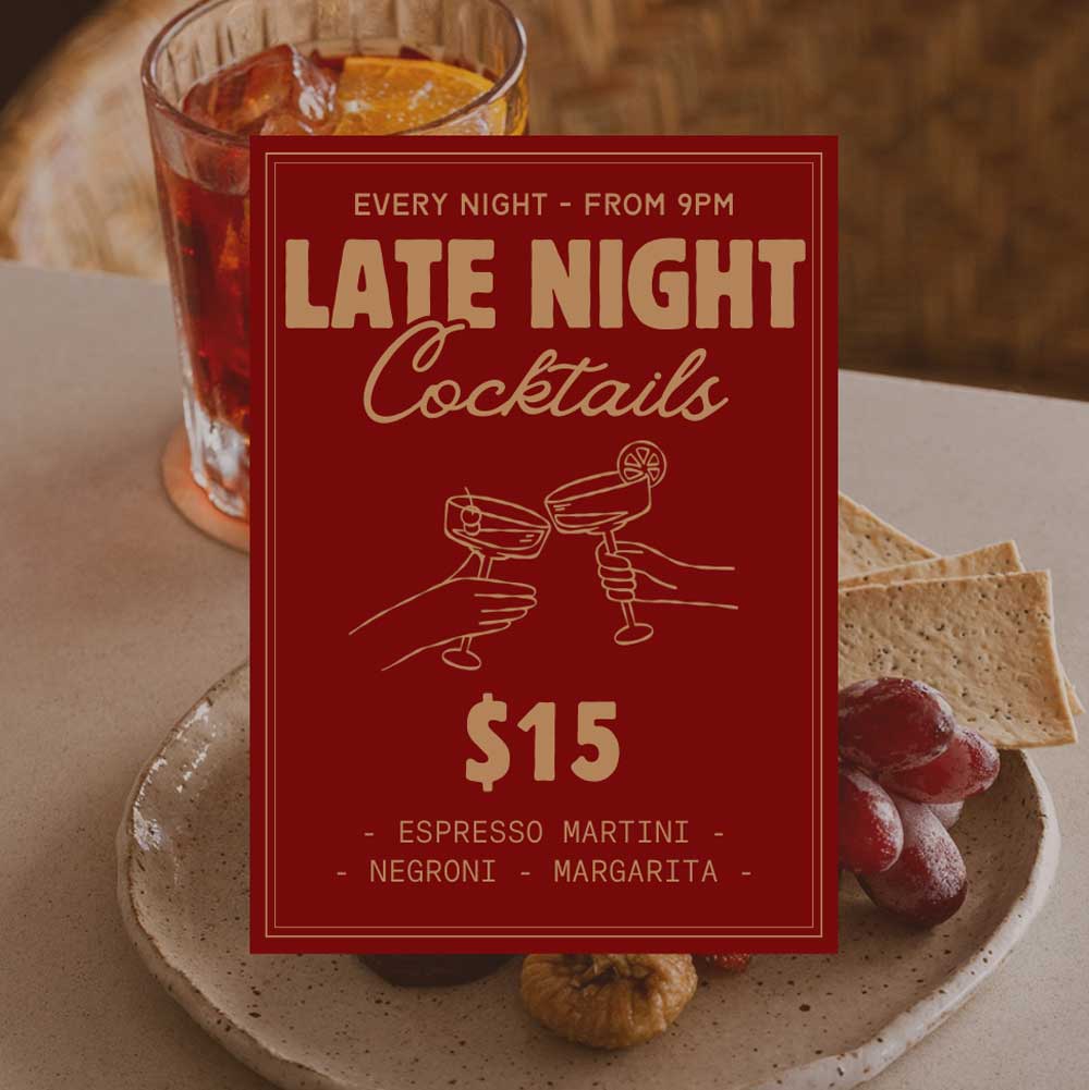 Loft Byron Bay – What’s On – Late Night Cocktail Special Loft Byron Bay - What's On - Late Night Cocktail Special